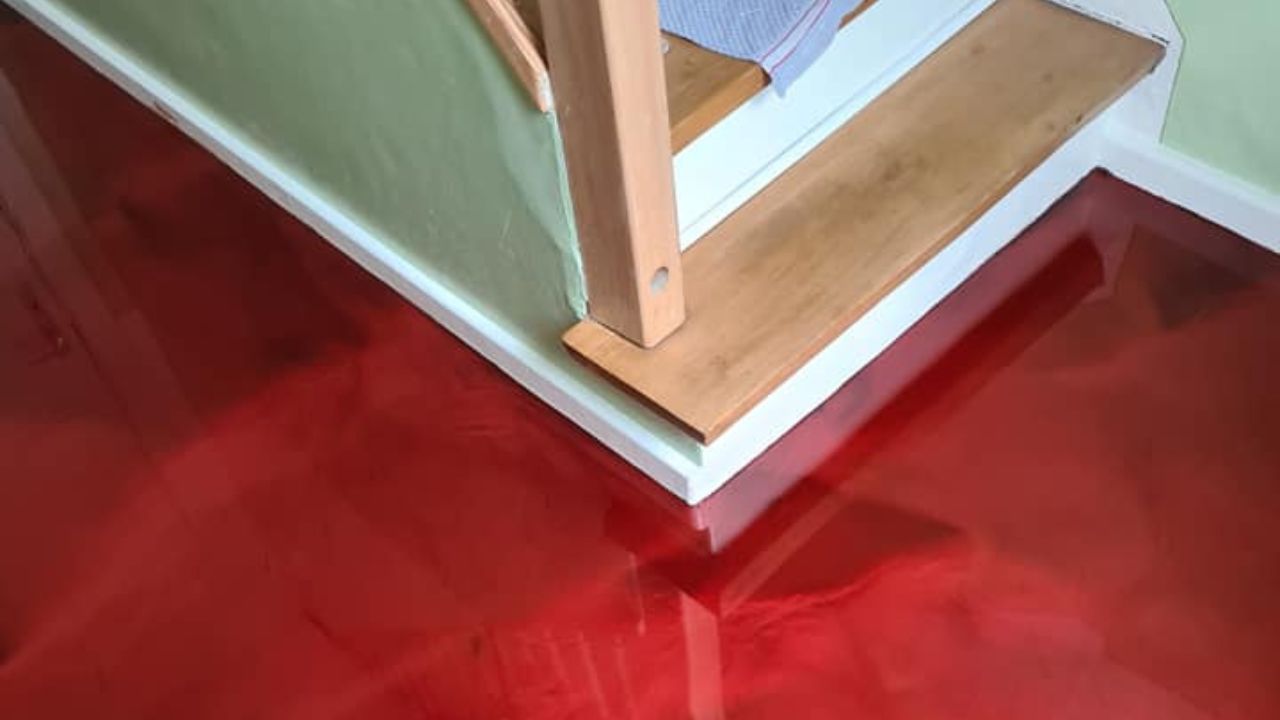 designboden-beschichtung-rot-praxisbeispiel-39 Design Fußboden Beschichtung rot - Otten Fußbodentechnik GmbH & Co KG Referenz