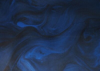 Estrich Designboden PU metallic pepper blue