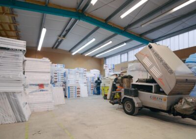 Otten Fußbodentechnik Dämmung im Lager