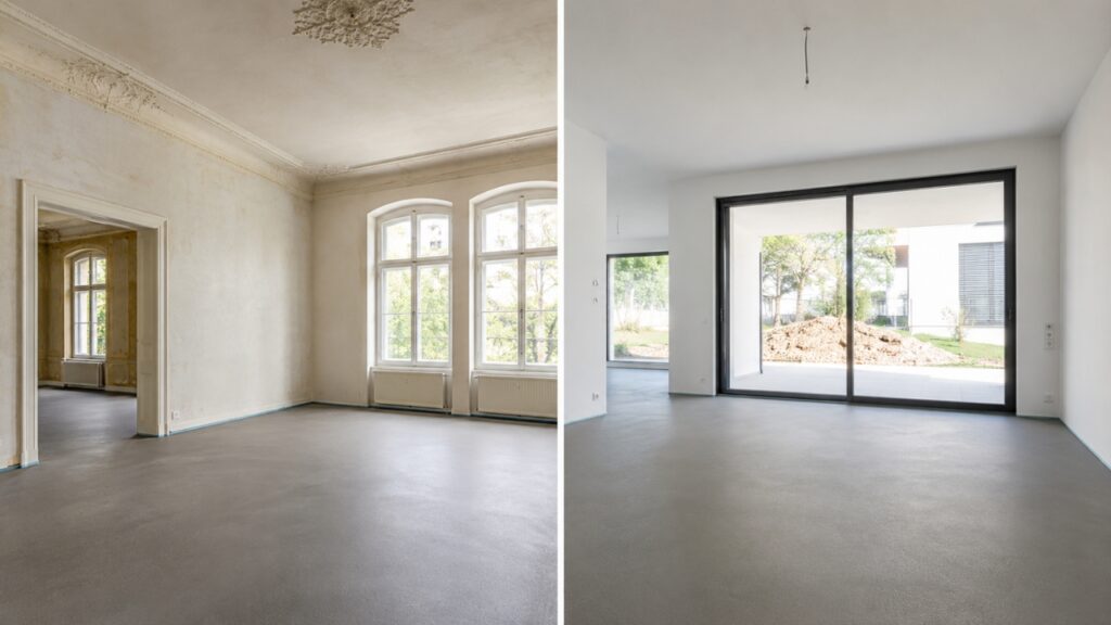 Estrich Kosten Altbau vs. Neubau: der Vergleich